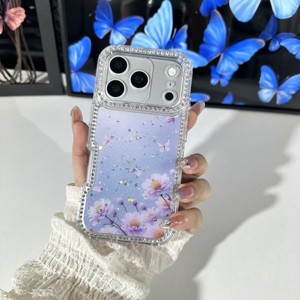 Funda de Teléfono con Purpurina Epoxi Brillante y Diseño de Diamantes a <span class=keywords><strong>Precio</strong></span> Mayorista para <span class=keywords><strong>iPhone</strong></span> 16 PLUS 18 Pro 18 17 17 Pro Max 16E 12 11 <span class=keywords><strong>XR</strong></span> XS - Product Image 1