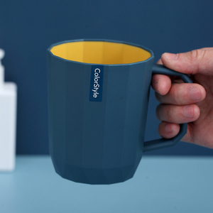 BPA Free plastica lavabile tazza per caffè latte Gargle porta spazzolino da bagno forniture essenziali per la tua Routine quotidiana - Product Image 4