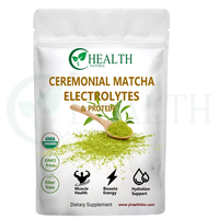 Emballage personnalisé et formulations personnalisées Matcha de cérémonie et poudre d'électrolytes