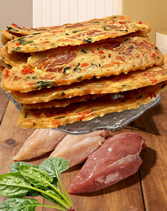 Venta al por mayor de fábrica FDA: Snacks de verduras, pollo deshidratado, calabaza y zanahoria para perros y gatos, con infusión de vegetales, ricos en proteínas y vitaminas. - Product Image 3