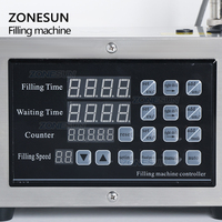 ZONESUN GFK-280 semi-automatique pompe à diaphragme à tête unique parfum cosmétique huiles essentielles Machine de remplissage liquide