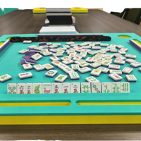 Tapis de jeu de mahjong flottant moderne de luxe, écologique, résistant à l'eau, antidérapant, pour la maison, les soirées poker, les divertissements, ZUJU EVA