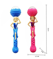 Bâton lumineux LED en gros pour enfants, mini jouet lumineux LED, design de dessin animé d'animaux dinosaures avec musique pour enfants