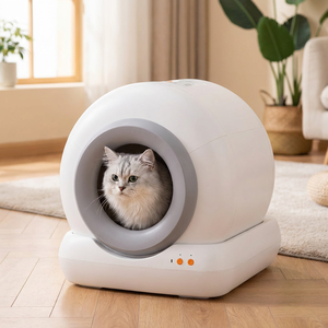 Smart Automatic <strong>Cat</strong> <strong>Litter</strong> <strong>Box</strong> APP Control Weight Sensor Anti-Leakage Full Detachable EasyClean ChildLock <strong>Cats</strong> Indoor Odor - Product Image 2