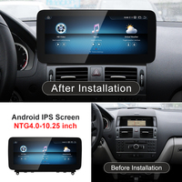 Reproductores Multimedia para Automóvil STWEI Qualcomm6225 Snapdragon680 Android13 para Mercedes Benz Clase C W204 CarPlay AUTO Video GPS Navi