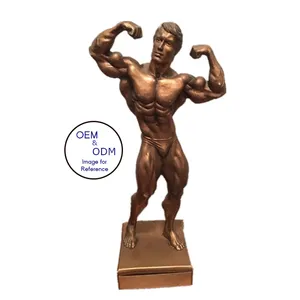 男子健美奖杯雕像为世界联合会比赛