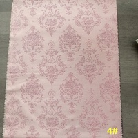 Tissu Jacquard 3D Élégant Double Face Métallique Brocart Couleur Personnalisée 193gsm Doux Viscose Fleur Polyester Garçons