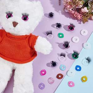 <span class=keywords><strong>Ojos</strong></span> de Seguridad <span class=keywords><strong>Ovalados</strong></span> con Purpurina y Pestañas para <span class=keywords><strong>Amigurumi</strong></span> - Product Image 4