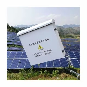 HY-PVX-4 Base Grey impermeabile 2 in 2 Out stringhe 30A 1000V DC PV Array combinatore Box con <span class=keywords><strong>protezione</strong></span> contro le sovratensioni per sistemi solari PV - Product Image 6
