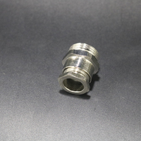 Passe-câble étanche à la gaz IP68 en laiton nickelé résistant aux hautes températures, connecteur de câblage sécurisé à basse tension