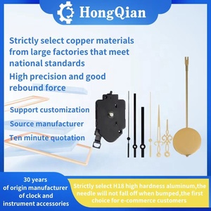 HONG QIAN YoungTown movimento dell'orologio oscillante con albero lungo ad alta coppia con 2 diverse paia <span class=keywords><strong>di</strong></span> mani parti <span class=keywords><strong>di</strong></span> riparazione dell'orologio fai da te - Product Image 2
