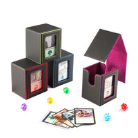 Cross-border <strong>Best</strong>-<strong>selling</strong> Vertical Cardboard Checkered Pattern Customizable Satin Finish for Card Case for Tabletop <strong>Games</strong>