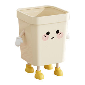 Rectangular Trash Can With Pressure <b>Ring</b> <b>Large</b> Size For Bathroom Kitchen Living Room Indoor Use - Product Image 3