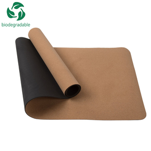 Tapis de yoga écologique en TPE de marque privée, liège, yoga mat - Product Image 2