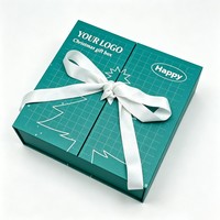Boîte de calendrier de l'avent de Noël personnalisée avec logo, en carton, vide, pour le Ramadan, boîte à chocolat, distributeur de bonbons, boîte cadeau sucré