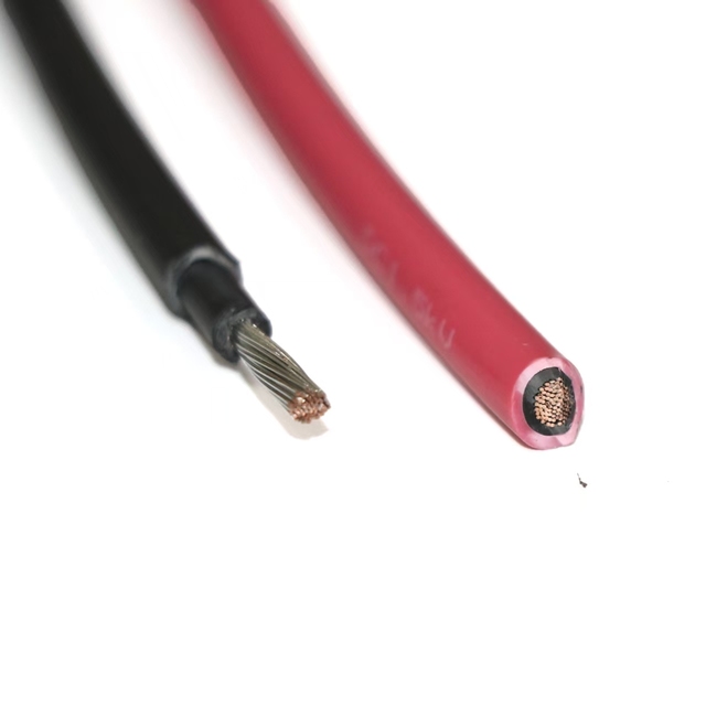 H1Z2Z2-K Solar Wire 4mm² 1500V DC Double Insulated TUV Approved Wire UV Resistant Bateria Power Cable