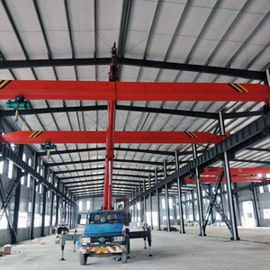 Grúa monorraíl estándar FEM DIN de 10t de capacidad para levantamiento en plantas de fabricación de servicio pesado y estructuras de acero - Product Image 1