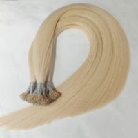 Extensions capillaires à nano-perles de kératine en gros, très demandées, en cheveux humains doublement étirés Remy, extensions à anneaux nano