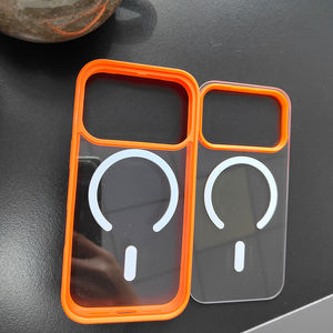 Support de caméra magnétique amovible transparent en acrylique double CK orange, best-seller, pour coque de téléphone 17 - Product Image 6