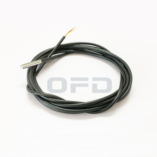DS18B20 3M Temperature Sensor Waterproof Digital Thermal Probe Temp Sensor Waterproof Stainless Steel Temperature Probe DS18B20