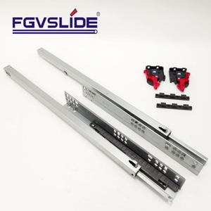 Đồ Nội Thất Nhà Bếp Kim Loại Hộp Tủ Hộp Mỏng Hệ Thống Ngăn Kéo Với Mềm Đóng Undermount Trượt - Product Image 2