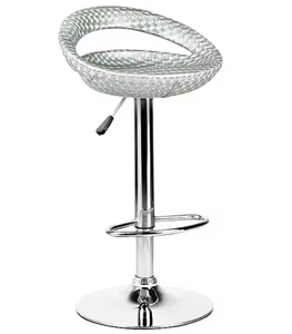 <span class=keywords><strong>Tabouret</strong></span> <span class=keywords><strong>de</strong></span> <span class=keywords><strong>bar</strong></span> commercial moderne sur mesure en gros avec pivot à 360 degrés et hauteur réglable en plastique ABS pour <span class=keywords><strong>bar</strong></span> à domicile et utilisation hôtelière - Product Image 3