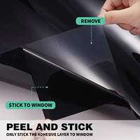 Film de protection solaire pour pare-brise de voiture, film UV en céramique nano, isolation en 2 couches, film teinté pour fenêtres de voiture, film PET changeant de couleur