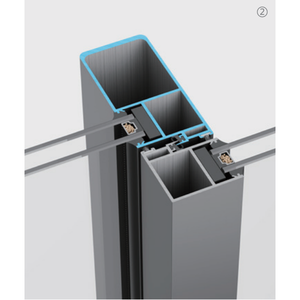 Puertas Corredizas Horizontales de Perfil de Aluminio con Doble Acristalamiento y Sellado Superior, Aprobadas por el Estándar Australiano - Product Image 3