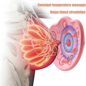 Masseur de poitrine électrique USB vibrant et chauffant pour usage domestique, soin personnel, avec EMS, pour femmes - Product Image 5