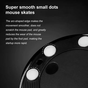 Tappetino per Mouse in vetro da gioco personalizzato con piedini rotondi con piedini in vetro per Mouse Razer Viper F1 - Product Image 6