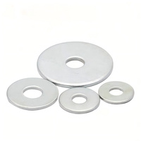Rondelle plate fendue en acier au carbone galvanisé au zinc, extra large, épaissie, ultra-fine M2 M3 M4 M5 M6
