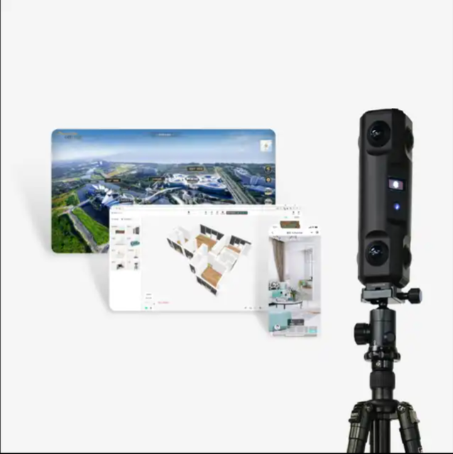 4DKanKan Pro 3D Scanner 360 Panoramic Design 140 Wide Angle for House Museum Exhibition Shooting USB Interface Stock Available
