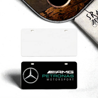 Plaques d'immatriculation en aluminium personnalisées modernes vierges imprimées en gros 6''x12'' Type de sublimation pour utilisation publicitaire
