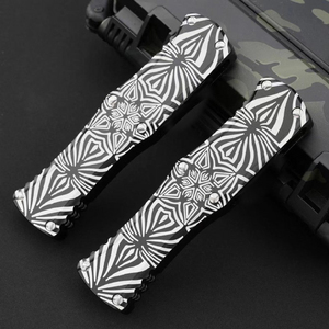 Micro Tech Hera Source Cuchillo de bolsillo plegable multifuncional de alta dureza, herramienta portátil de autodefensa para el hogar y exteriores - Product Image 1