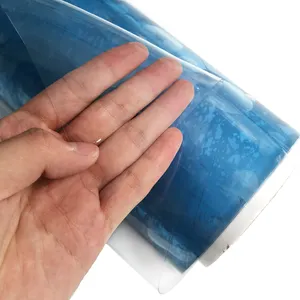 洛克科乙烯基微米保护水晶桌包装软垫软超透明塑料卷透明薄膜聚氯乙烯