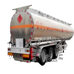 Tri-Axle 50000L Fuel Tank Trailer 50m3 Aluminum Fuel Tank Trailer For Sale