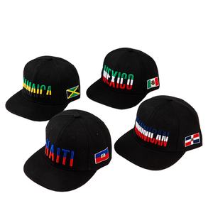 <span class=keywords><strong>Gorra</strong></span> de Béisbol Snapback de 6 Paneles con Visera <span class=keywords><strong>Plana</strong></span>, Bordado de Bandera Nacional, Diseño Color-Block, Estilo Hip-Hop, Modelo 2025, Multidisciplinaria - Product Image 1