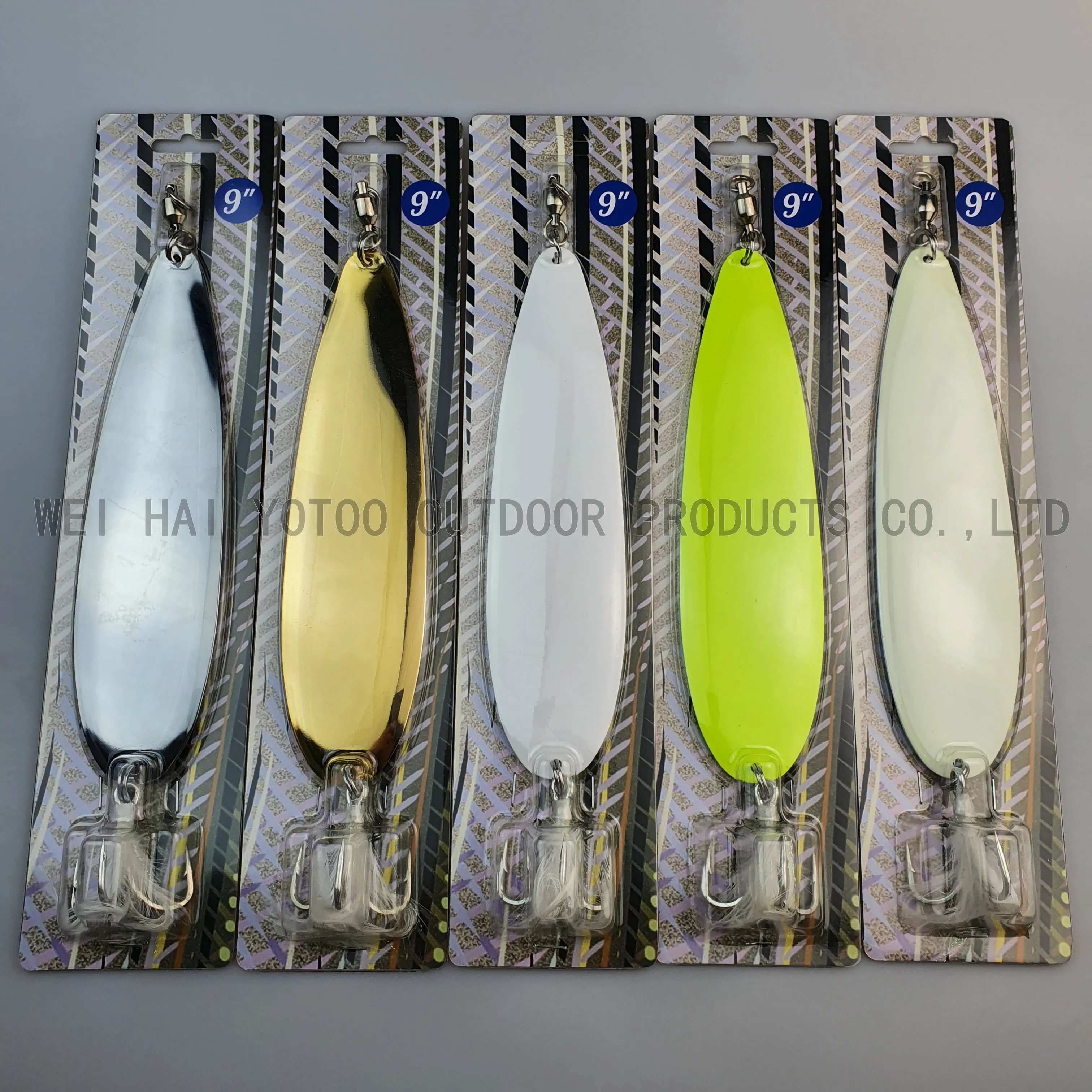 Wholesale High-Quality 304 Stainless Steel Fishing Big Spoon Lures OEM Flutter Spoon Lure For Striper Bass