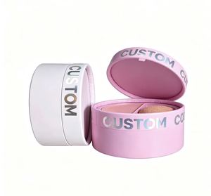 Custom Cosmetic Packaging Cylinder Box Laser Hot Stamping Logo Recyclable Paper Tube - Product Image 2
