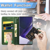 Étui de téléphone en cuir pour Samsung Galaxy A60 A50 A8 A5 A7 Plus A10E A20E A80 A520 A320 A3 Folio portefeuille à rabat avec porte-cartes