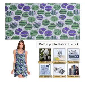 Tana Lawn Cotton Fabric Printed Fabric Supports Customization Of 130GSM Coarse Cotton Fabric