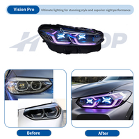 Phares HETOP G01 G02 X3 X4 2018-2022, mise à niveau personnalisée spéciale, style OSS, style RGB, LED DRL avant uniques, Plug and Play pour BMW