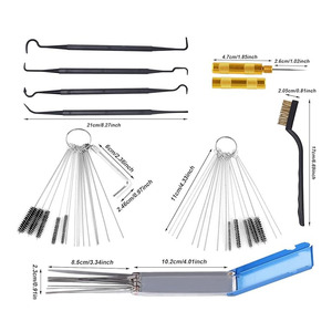 Air <b>Spray</b> Gun Cleaning Tool Set 48Pcs Metal Brushes Nozzle <b>Cleaner</b> For Auto Repair And Airbrush Maintenance - Product Image 2