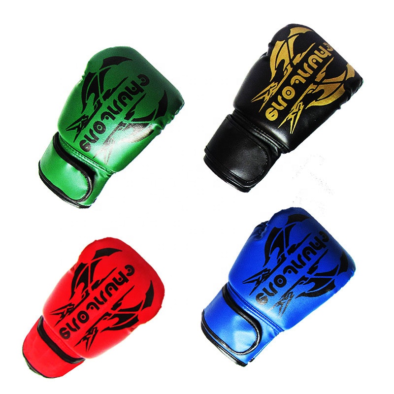 Оптовая продажа, блестящие детские боксерские тренировочные перчатки Sparring для смешанных боевых искусств с индивидуальным принтом для мужчин и женщин, по низкой цене