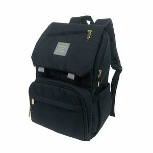Mochila negra de lona a prueba de agua personalizada a la moda para mamá, Mamá, Mamá, Madre con gran capacidad - Product Image 2