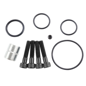 Kit de interfaz de tubo de filtro de aceite para Ford, piezas de mejora de metal negro brillante - Product Image 2