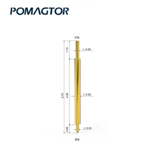 厂家直销双端Pogo销接触母弹簧加载Popper销