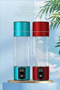 Nouvelle Bouteille d'Eau Hydrogénée Électrique 2026 5001-10000ppb 300ML Grande Capacité Recharge Sans Fil Stérilisation UVC CE FDA VR/Voiture - Product Image 3