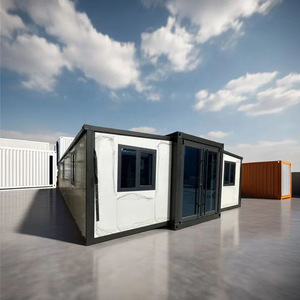 Casas de contenedores de envío expandibles de 40 pies y 20 pies listas, oficina móvil, hogar, sala de estar, panel sándwich para uso en hoteles al aire libre - Product Image 5