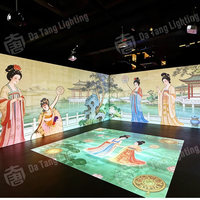 Sistema de Proyección Inmersiva 3D para Espacios de Exhibición con Pantalla Digital Interactiva de Pared y Experiencia Multisensorial